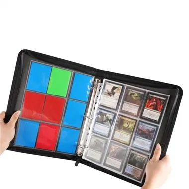 Carpeta de butxaca de 9 targetes de 360 ​​targetes