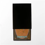 Funda de targeta MTG negra mat